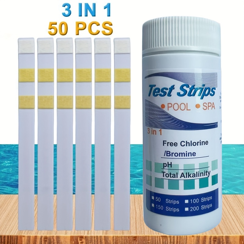 Ph Strip Test - Kertas Uji PH Klorin untuk Kolam