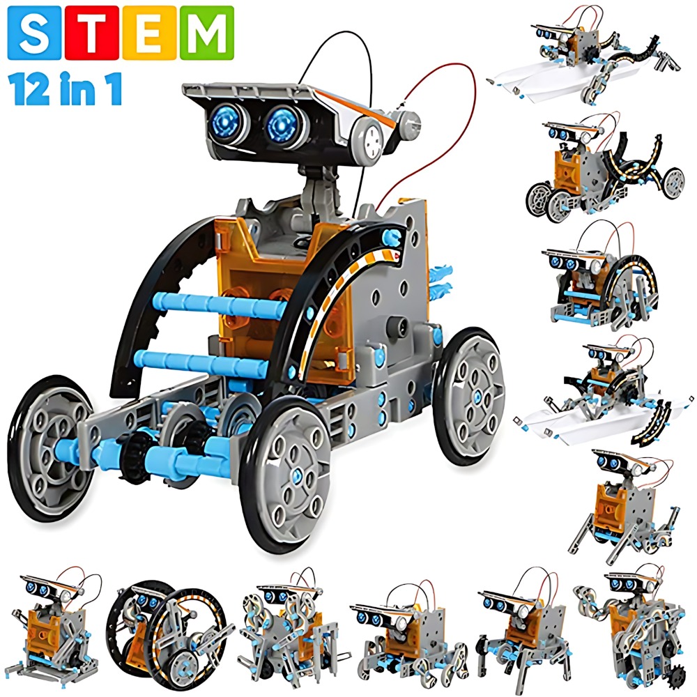 Science Project Diy - Blok Bangunan Robot Surya 12 In