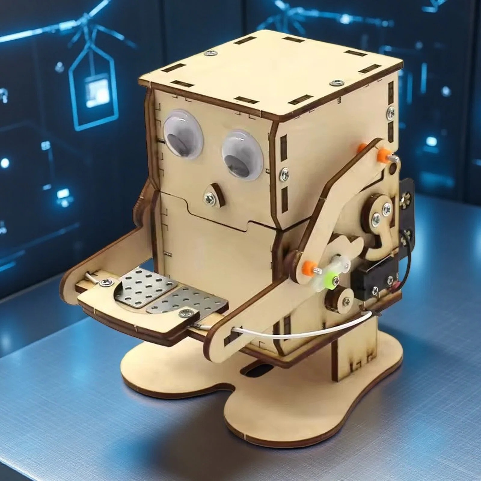 Science Robotics - Model Robot Pemakan Koin DIY Perakitan