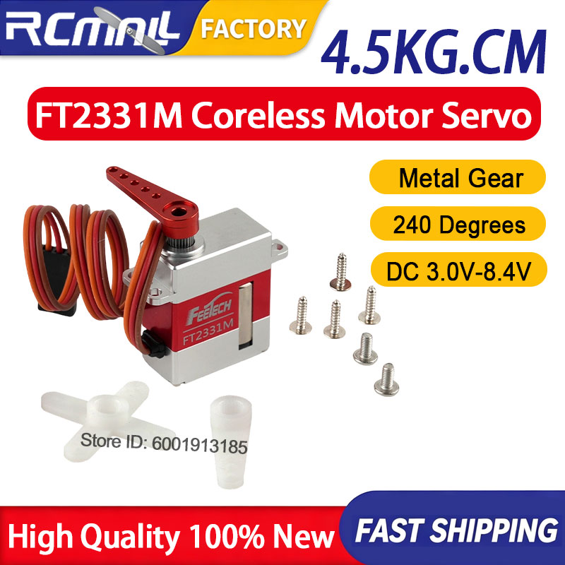 Robot Arm Motor - FT2331M Micro Digital Servo 4.5KG Torsi