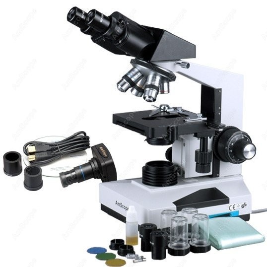 Mikroskop Biologi Binokuler Am - Microscope Compound 40X ulasan dan harga