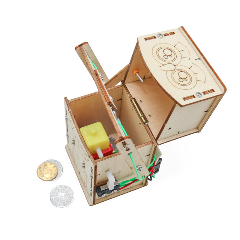 Robot koin makan bertenaga lis - Science Robotics ulasan dan harga